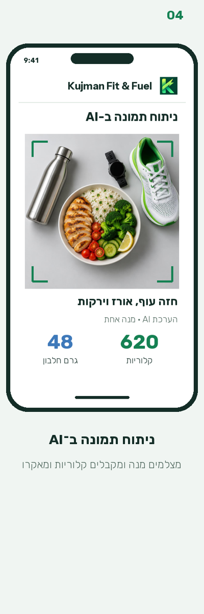 ניתוח תמונת אוכל